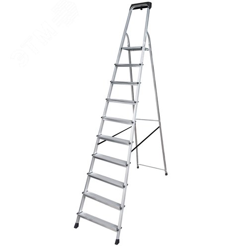 Изображение товара Стремянка алюминиевая NV 1115, 1х10 ступеней 80 мм, органайзер (шт)