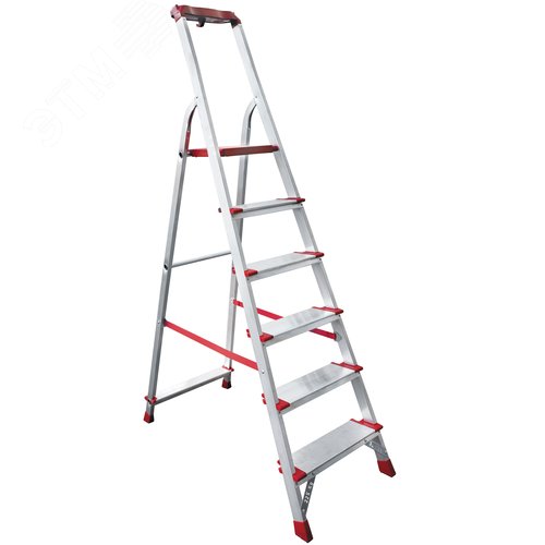 Изображение товара Стремянка стальная двухсторонняя NV 1160, 2х2 ступеней 70 мм (шт)