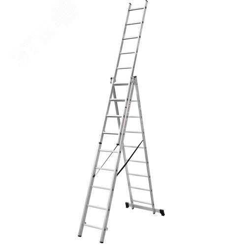 Изображение товара Лестница алюминиевая трёхсекционная NV 1230, 3х9 перекладин (шт)