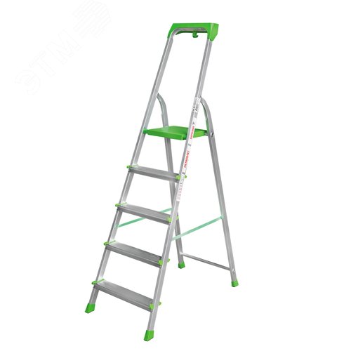Изображение товара Стремянка алюминиевая NV 2115, 1х5 ступеней 80 мм, органайзер (шт)