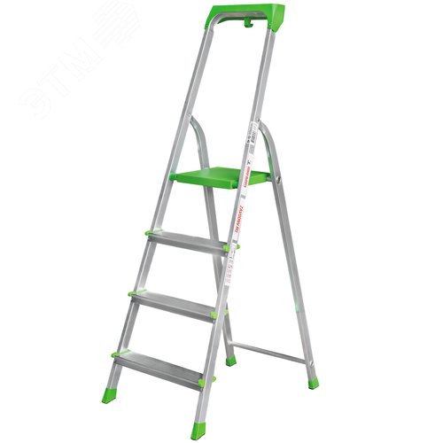 Изображение товара Стремянка алюминиевая NV 2115, 1х4 ступеней 80 мм, органайзер (шт)