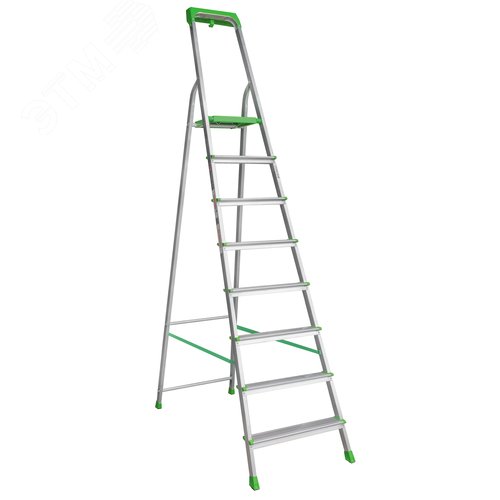 Изображение товара Стремянка алюминиевая NV 2115, 1х8 ступеней 80 мм, органайзер (шт)