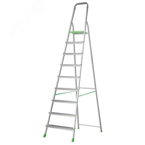 Изображение товара Стремянка алюминиевая NV 2110, 1х9 ступеней 80 мм (шт)