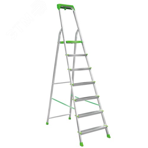Изображение товара Стремянка алюминиевая NV 2115, 1х7 ступеней 80 мм, органайзер (шт)