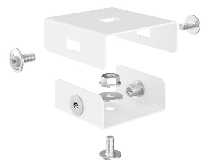 Комплект для накладного монтажа TLGP LINE (RAL 9016)