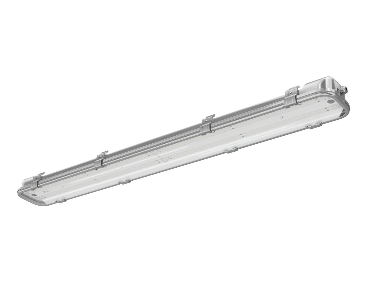 Светильник светодиодный пылевлагозащищенный ДСП/ДПП TLWP06-M-48-840-TG-EM3 48Вт 5900лм 4000K Ra80 IP65  с БАП 3 часа