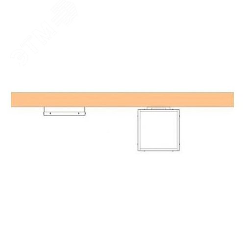 Светильник светодиодный накладной темперированный рассеиватель TLF03-16-840-TG-EM1 16Вт 1400лм 4000K Ra80 IP54  с БАП 1 час - фото 7