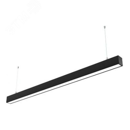 Светильник светодиодный линейный TLGP05-31-840-OL-EM1-RAL9017 31Вт 2900лм 4000K Ra80 IP42  с БАП 1 час - фото 1