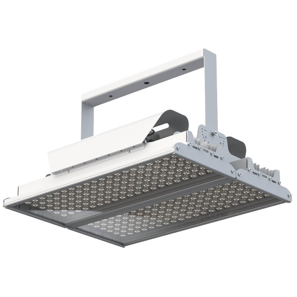 Светильник светодиодный ДО-500Вт Эверикс LED-500-К10.4-IP66-У12/LIRA/740/RAL7035/TG/AC230/D/Х/G1