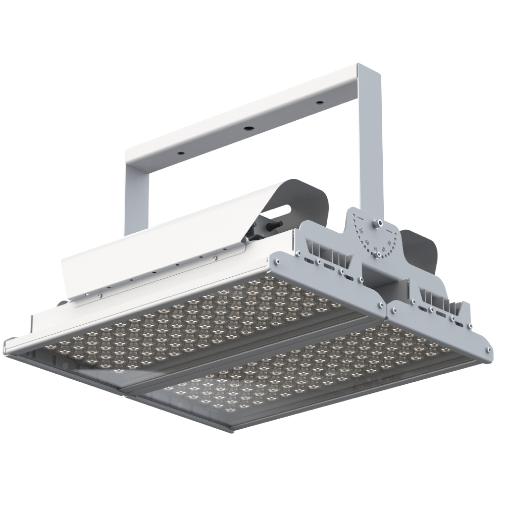 Светильник светодиодный ДО-400Вт Эверикс LED-400-АС5.1-IP66-У12/LIRA/740/RAL7035/TG/AC230/D/Х/G1