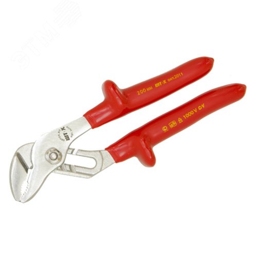 Изображение товара Диэлектрические переставные клещи 1000В 200 мм SHTOK