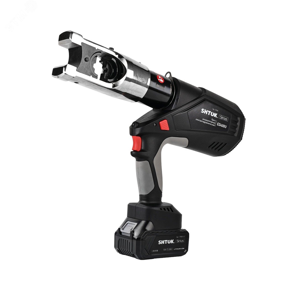 Изображение товара Аккумуляторный электрогидравлический пресс ED-400U серия SIRIUS 120 кН SHTOK