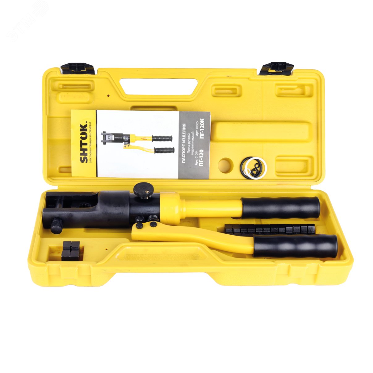 Изображение товара Гидравлический пресс ПГ-120К ручной для опрессовки кабелей 10-120 мм2