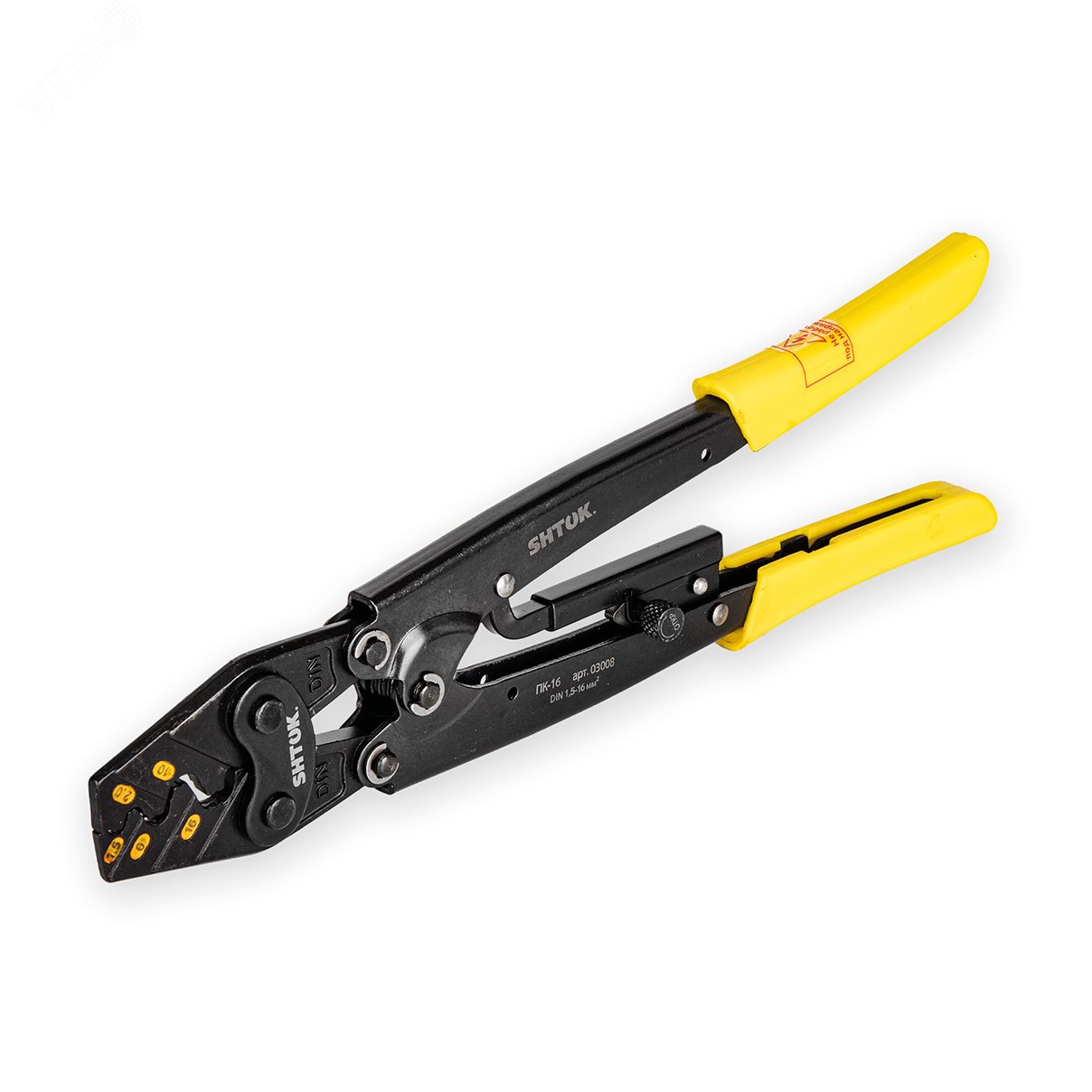 Изображение товара Ручные пресс-клещи ПК-16 для опрессовки кабелей до 16 мм2