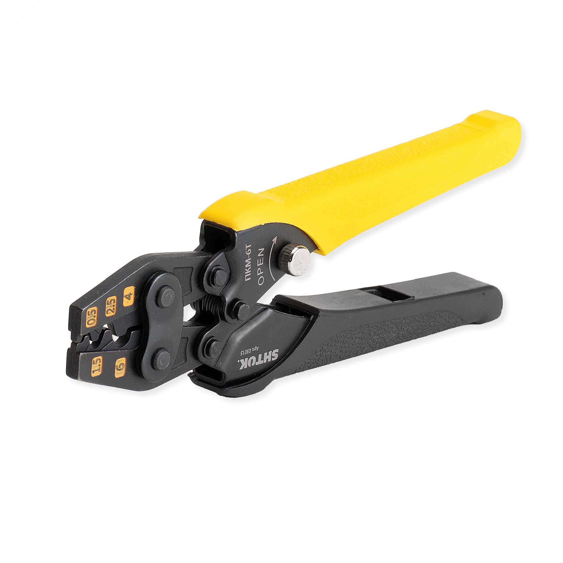 Изображение товара Пресс-клещи ПКМ-6Т Point Style для обжима наконечников и гильз 0.5-6 мм2