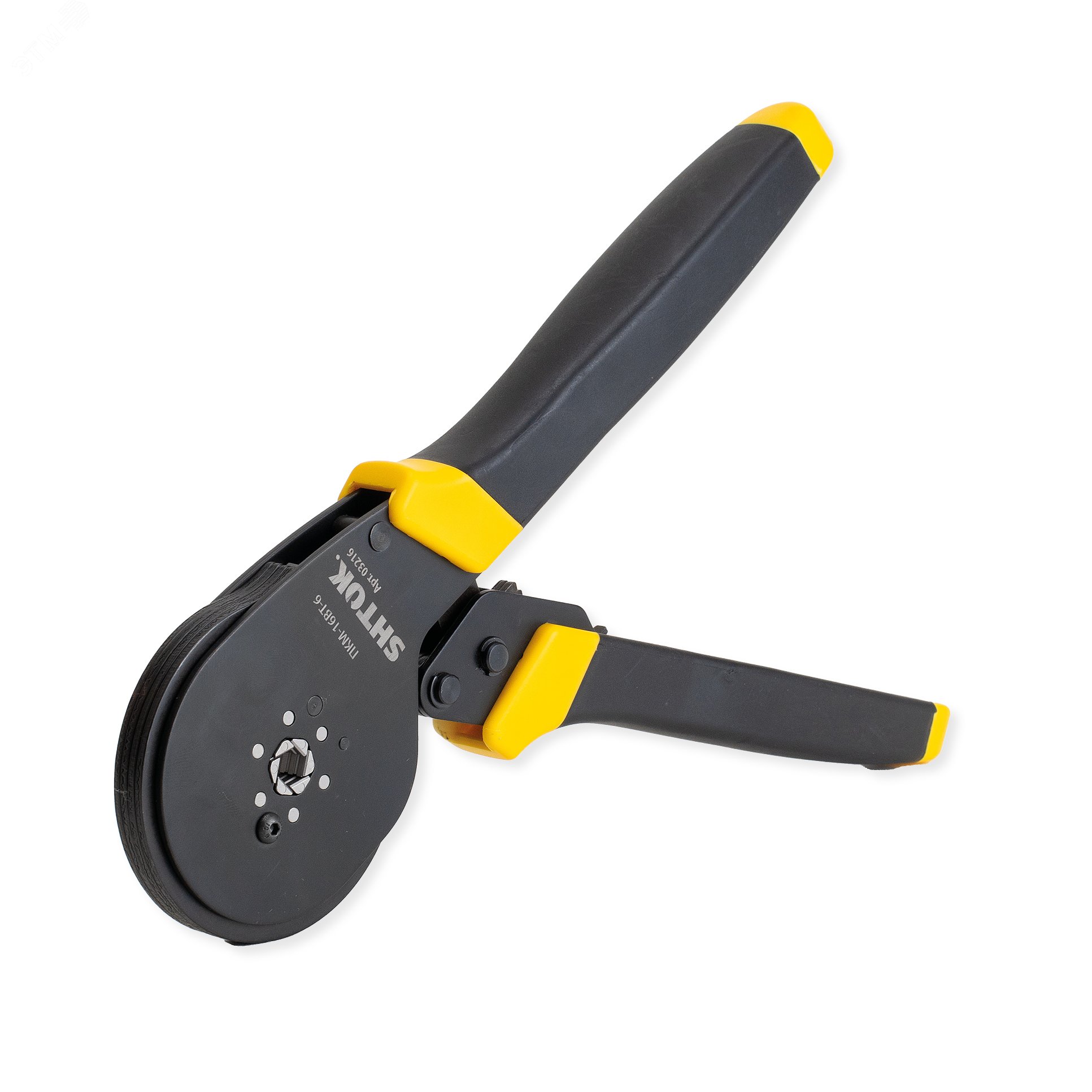 Изображение товара Профессиональные пресс-клещи ПКМ-16вт-4 для опрессовки втулочных наконечников