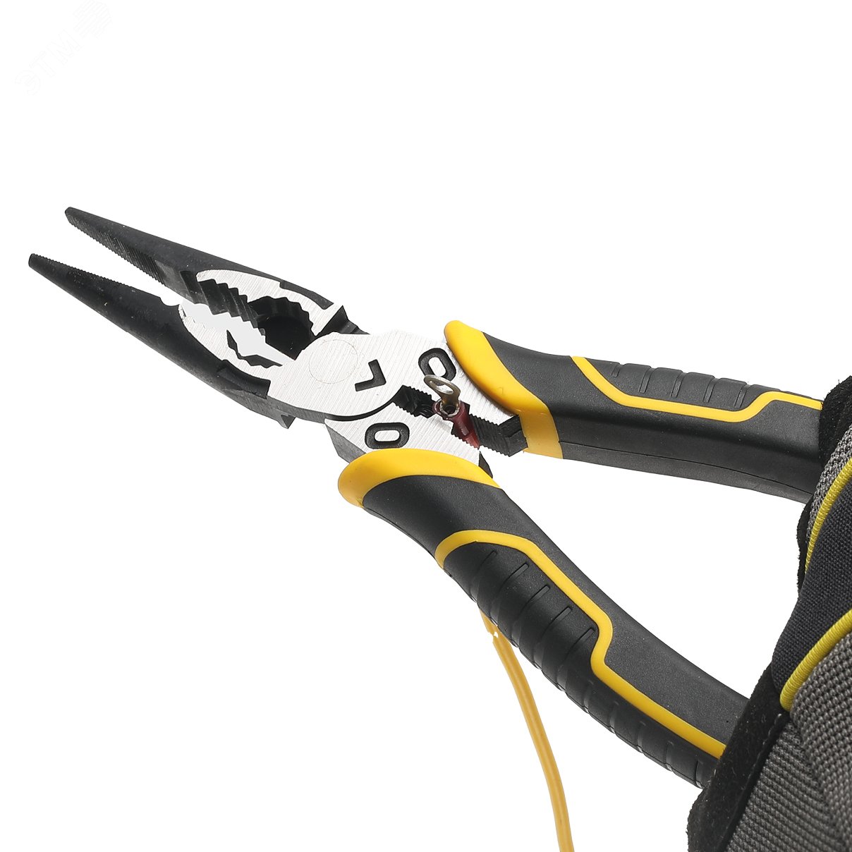 Изображение товара Тонкогубцы ACRUX 200 мм из стали 55 с фосфатированным покрытием