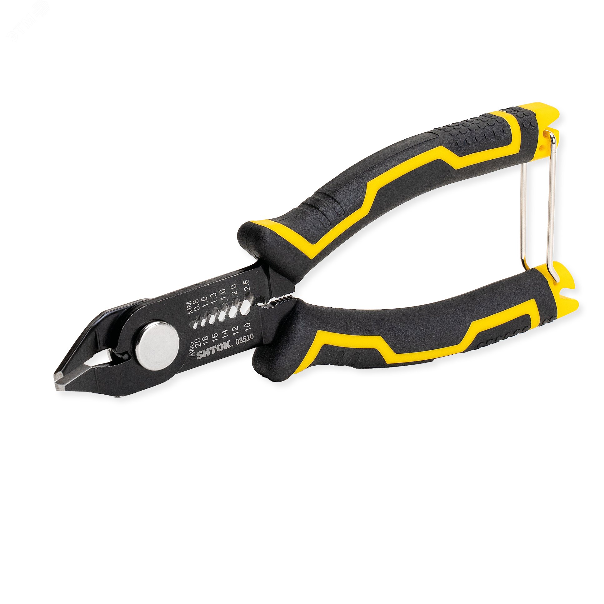 Изображение товара Инструмент [Кусачки диагональные] SHTOK 08510 Резка медного провода 150 мм