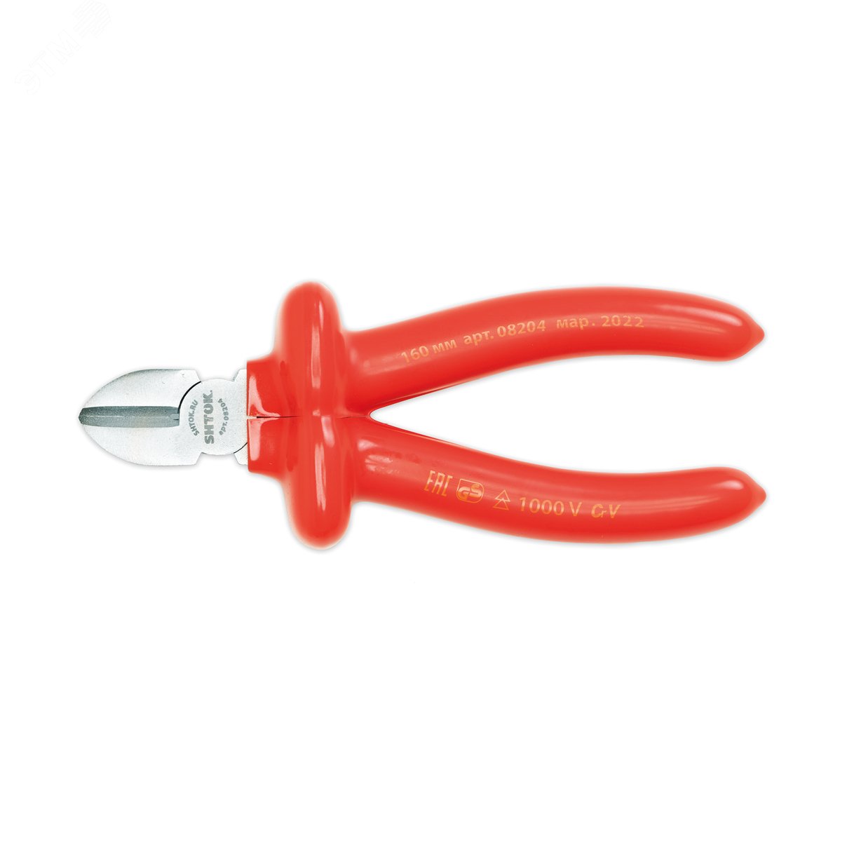 Изображение товара Диэлектрические боковые кусачки 1000В 160 мм SHTOK 08204