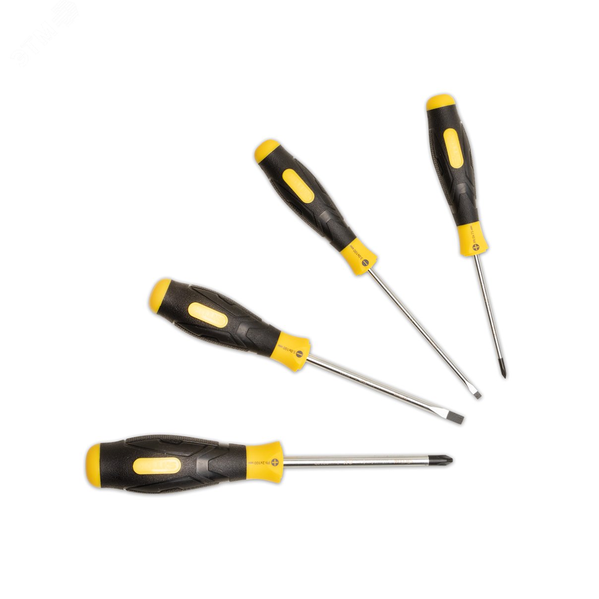 Изображение товара Набор отверток SHTOK 4 шт. с магнитным наконечником