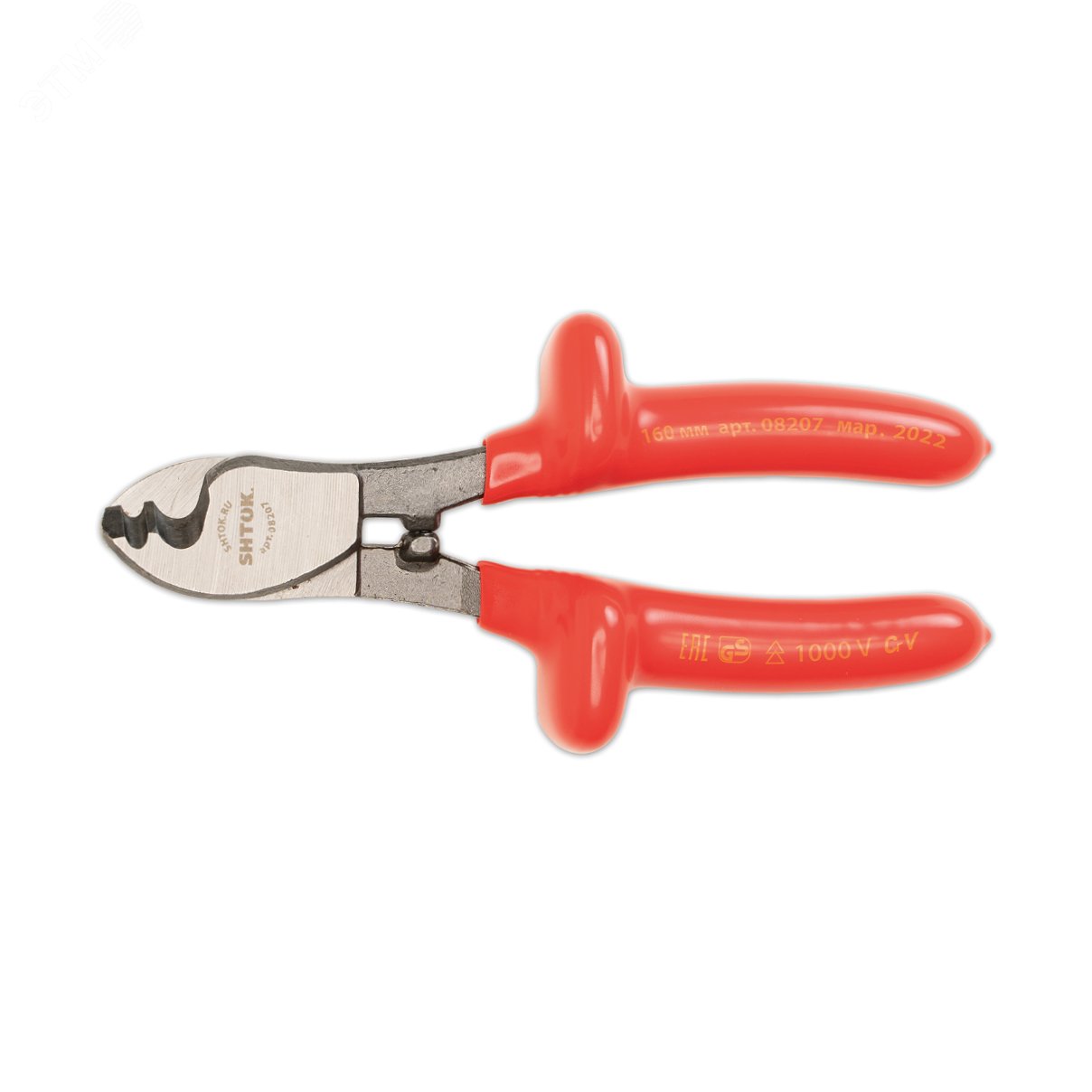 Изображение товара Диэлектрический кабелерез SHTOK 08207 для работы под напряжением 1000 В
