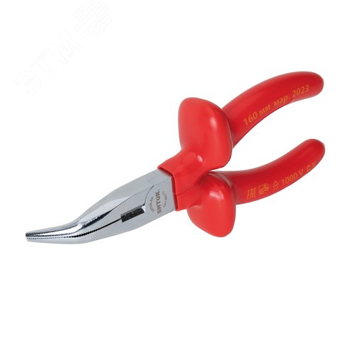 Изображение товара Тонкогубцы изогнутые диэлектрические 1000В 160 мм (шт)
