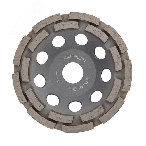 Изображение товара Чашка алмазная DGS-W 125х22.23 мм Double Row (шт)