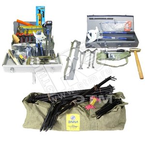 Набор инструментов для кабельных работ НКИ-Н с палаткой Кабельщик
