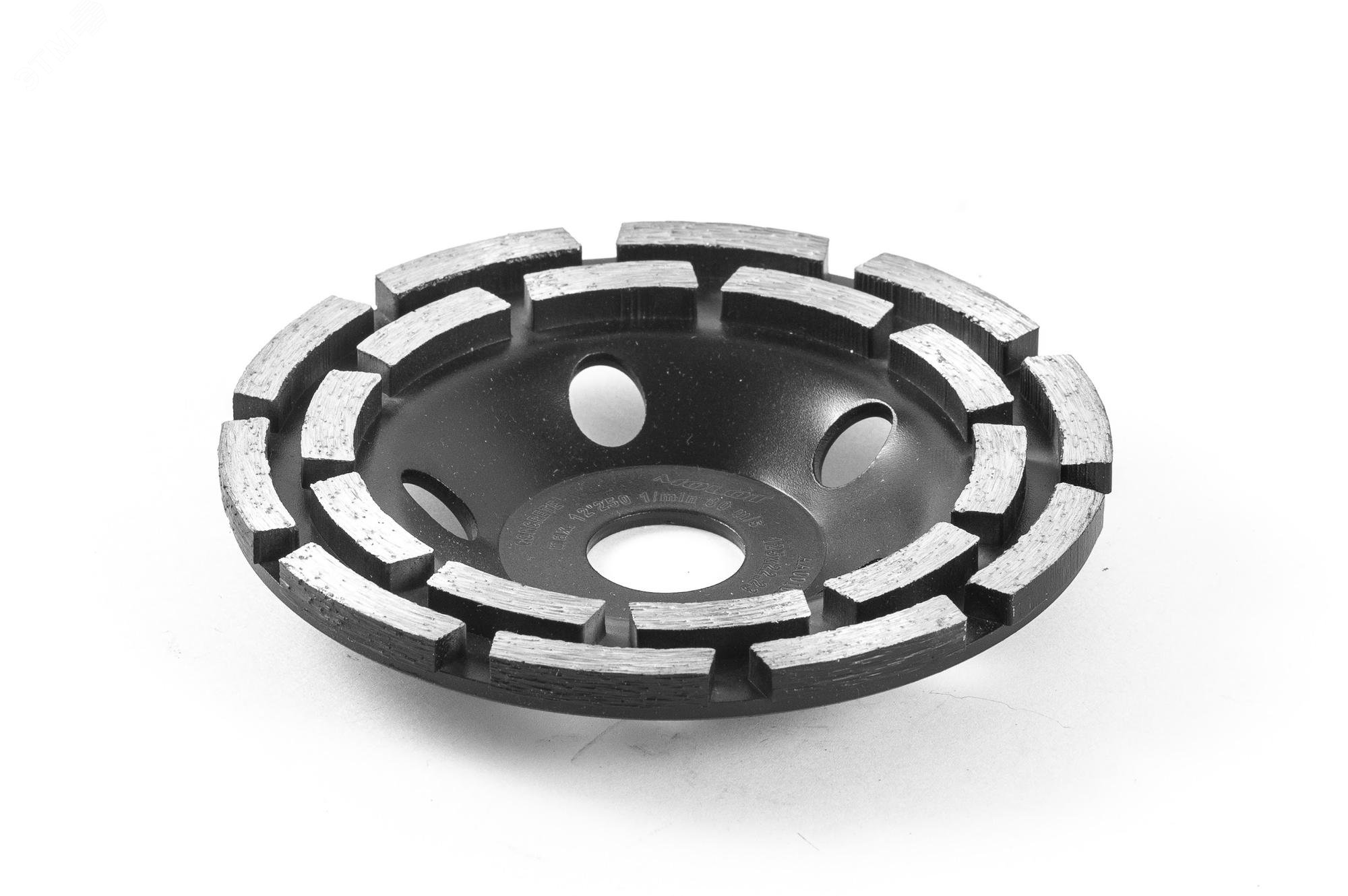 Изображение товара Чашка алмазная двухрядная 125х22,23 PRO (шт)