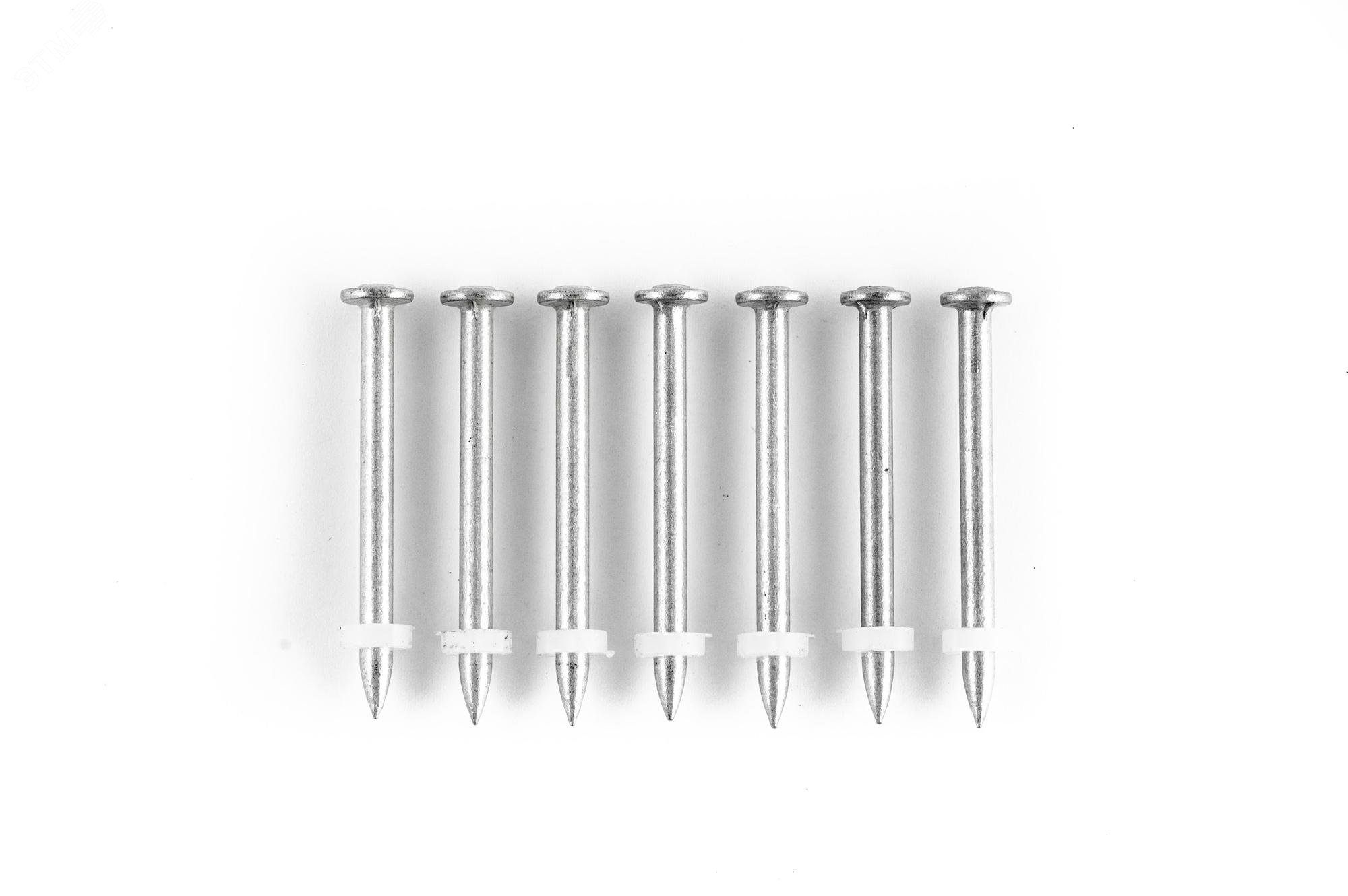 Изображение товара Гвозди по бетону 3,7-52-P8 100 шт монтажные для пороховых пистолетов
