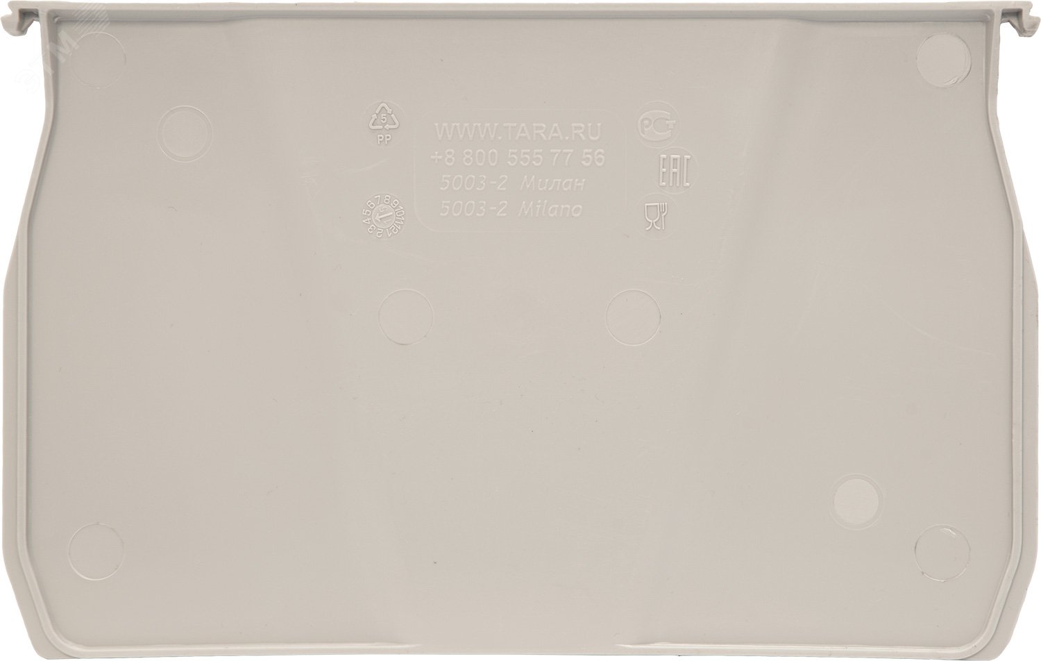 Изображение товара Разделитель для ящика 5003 серый из полипропилена высокая прочность