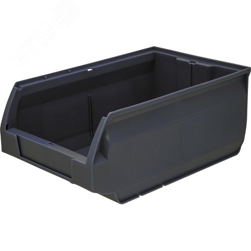 Изображение товара Ящик Milano 350х230х150 PP тёмно-серый (шт)