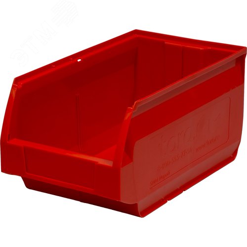 Изображение товара Ящик Napoli 400х230х200 , PP, красный (шт)