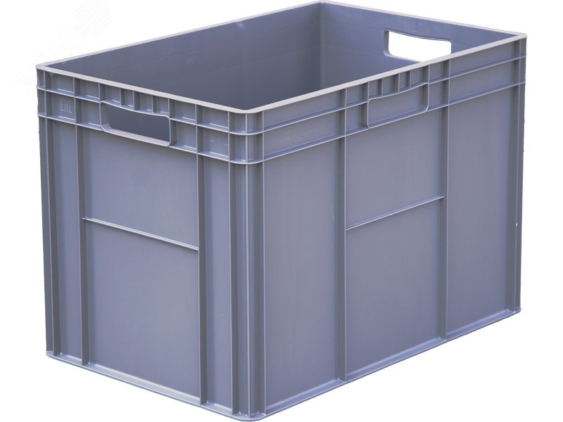 Изображение товара Ящик полимерный 600х400х420 мм морозостойкий серый
