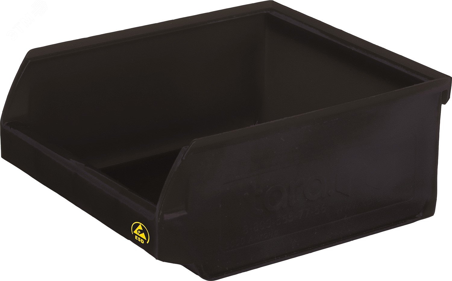 Изображение товара Антистатичный ящик Ancona 107х98х47 из полипропилена черного цвета