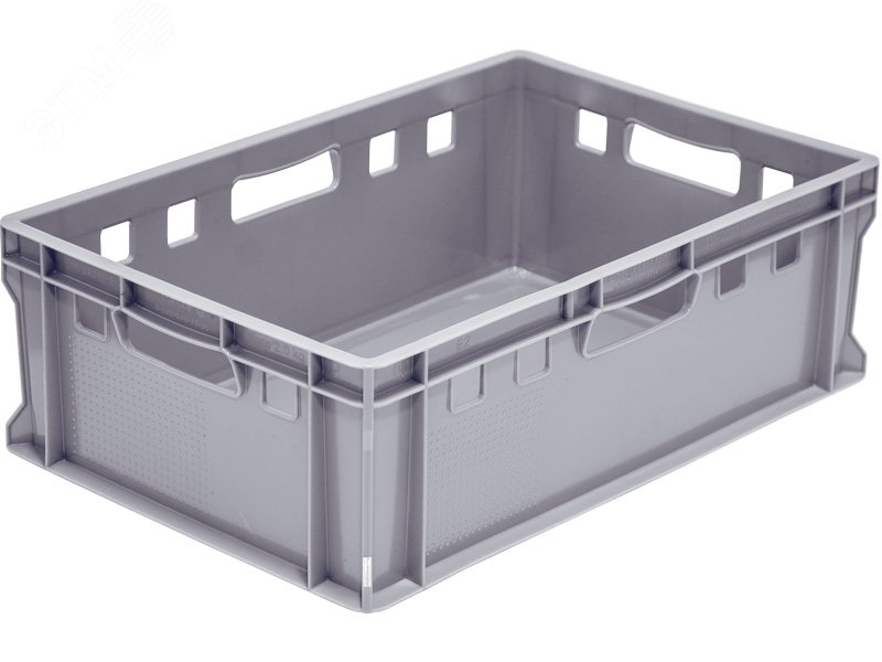 Изображение товара Ящик полимерный 600х400х200 мм для мяса и продуктов