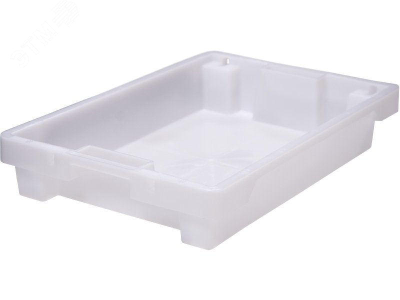 Изображение товара Полимерный ящик 600х400х100 мм из HDPE с отверстиями для вентиляции и дренажа