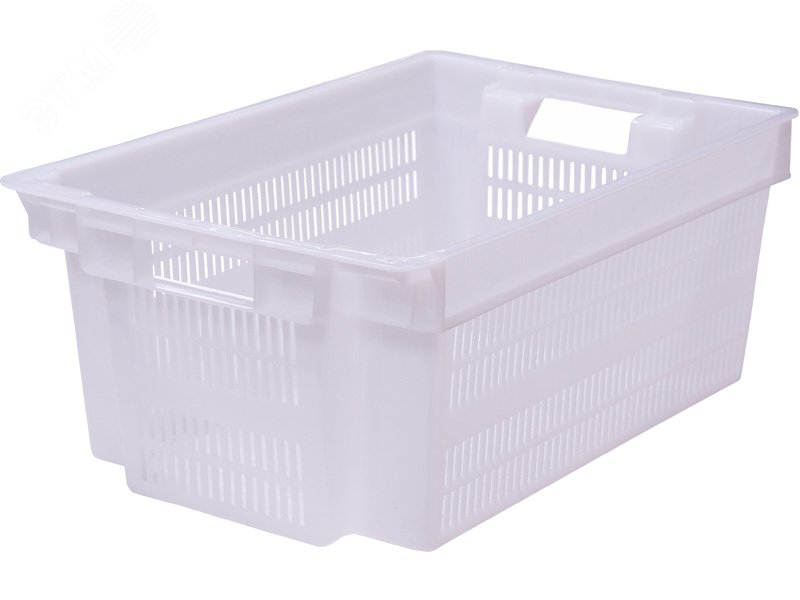 Изображение товара Полимерный ящик 600х400х250 мм морозостойкий для хранения и транспортировки