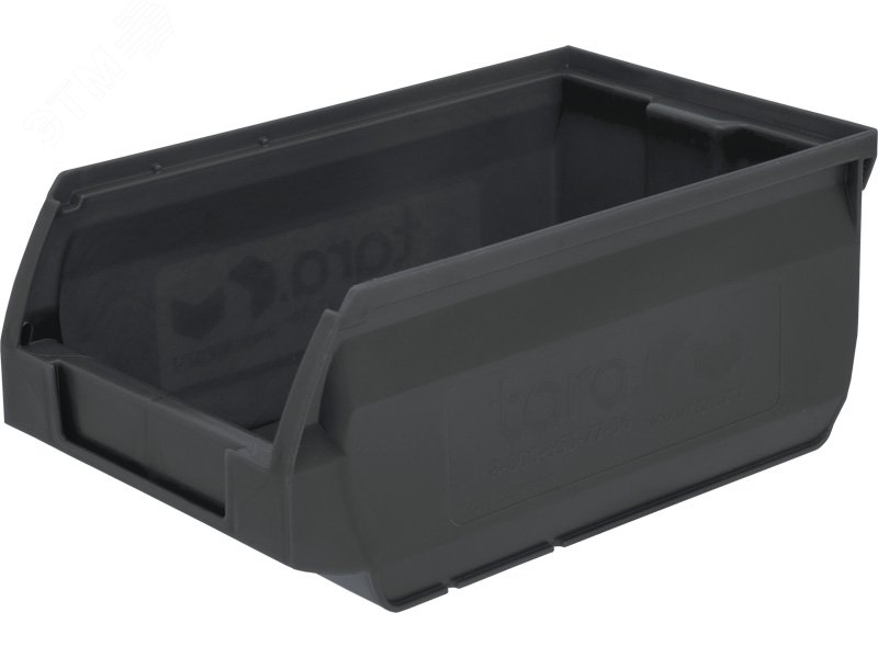 Изображение товара Ящик для хранения Sanremo 170x105x75 мм темно-серый из полипропилена