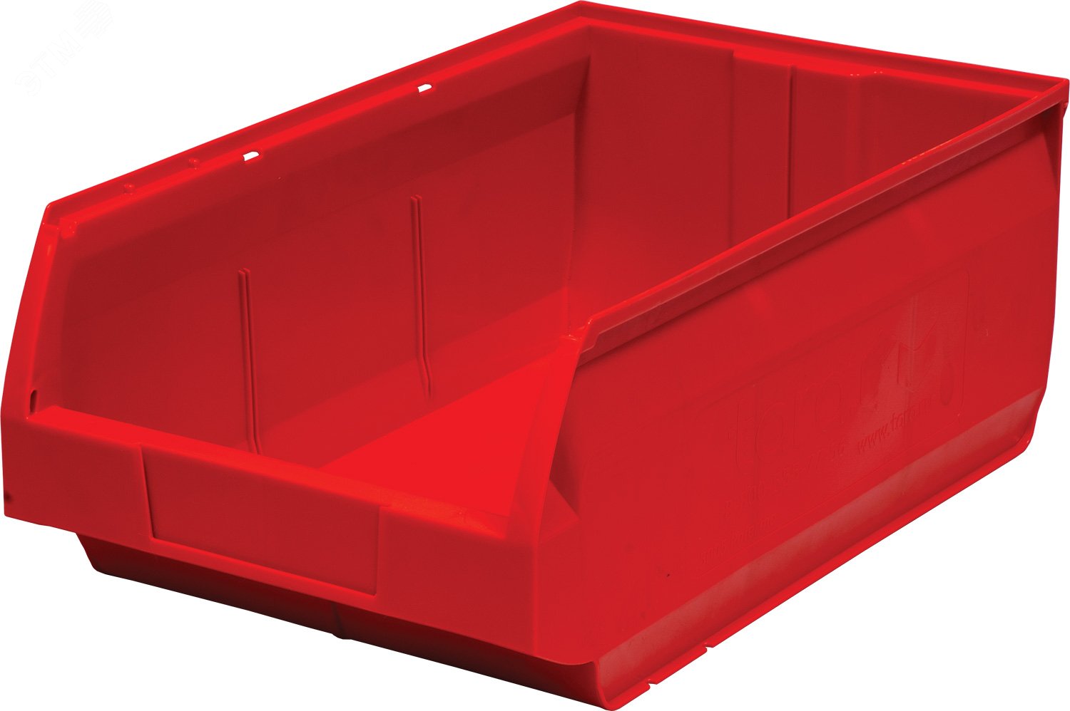 Изображение товара Ящик Palermo 500х310х200 мм из полипропилена красный для хранения инструментов и материалов