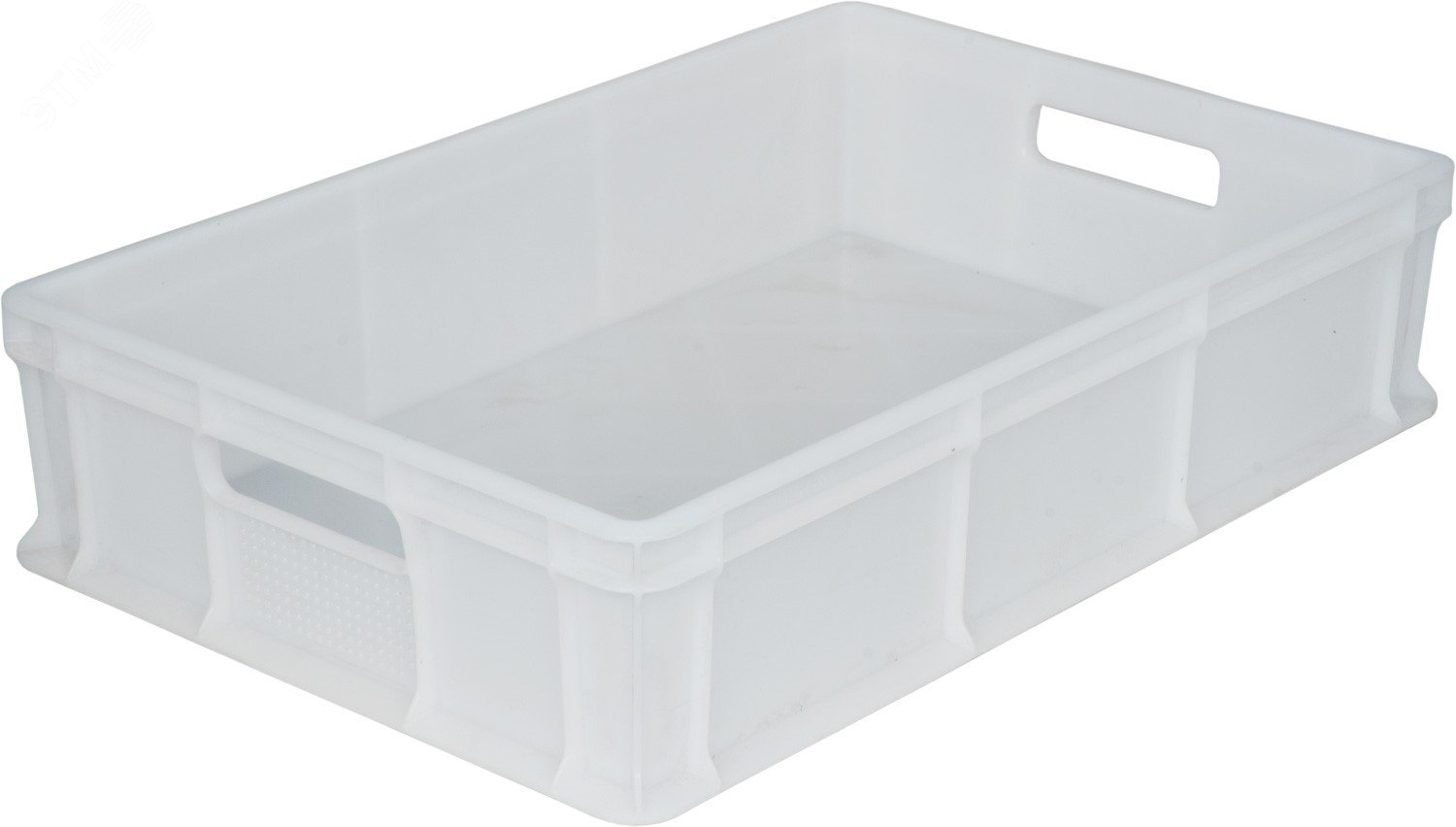 Изображение товара Ящик п/э 600х400х140 мм с ручками, морозостойкий