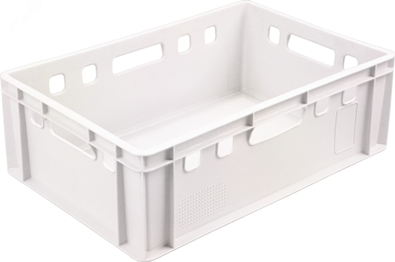 Изображение товара Ящик полимерный 600х400х200 мм морозостойкий белый для продуктов