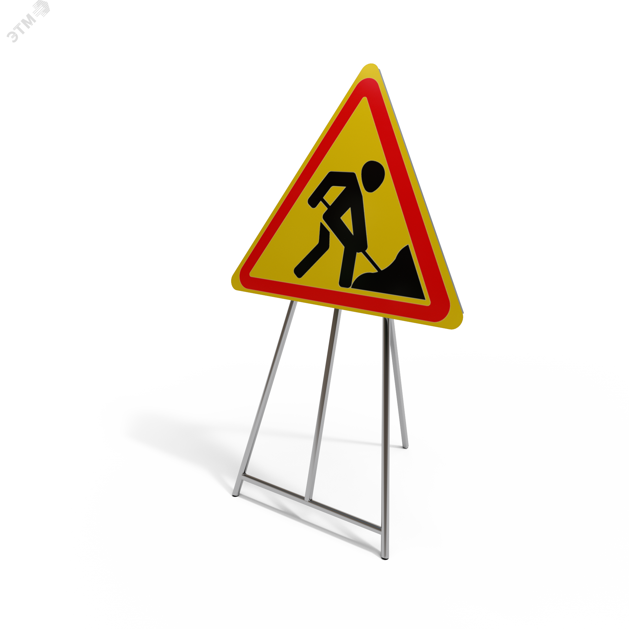 Изображение товара Стойка дорожная на 1 знак дорожного движения для временных знаков