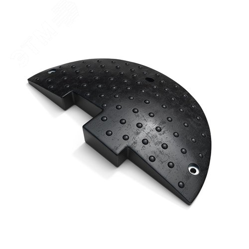 Изображение товара Искусственная дорожная неровность 500-2 (концевой элемент), резина (шт)