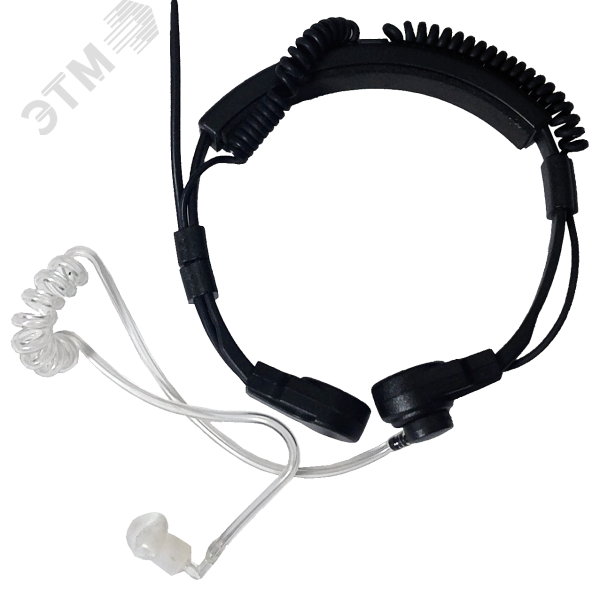 Изображение товара Гарнитура ларингофонная L-01P для раций Аргут аналоговая с клавишей РТТ