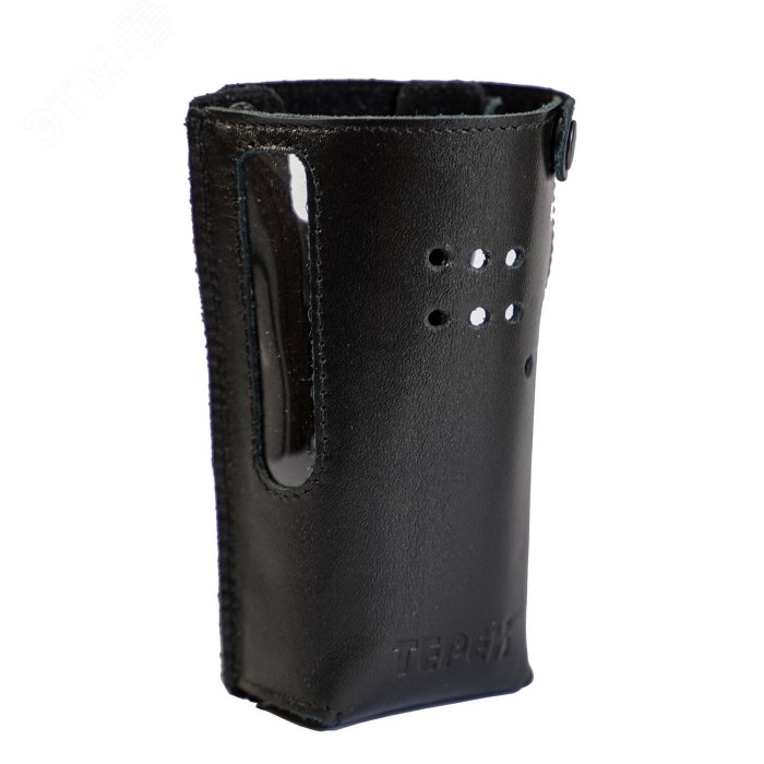 Изображение товара Кожаный чехол для радиостанции Терек РК-401 надежная защита стиль и комфорт