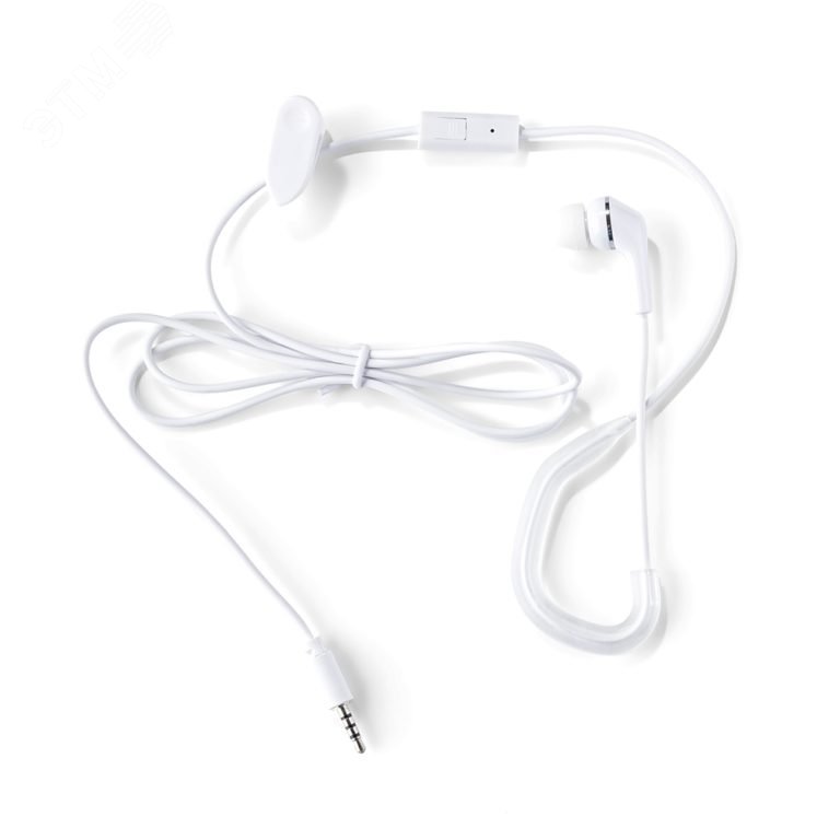 Изображение товара Гарнитура с заушиной для радиостанций Терек Ресто белая разъем старого образца