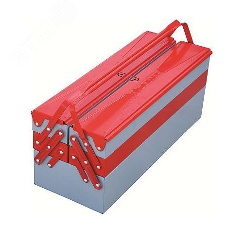 Изображение товара Ящик раскладной для инструментов металлический 195х420х210, 5 секций (шт)