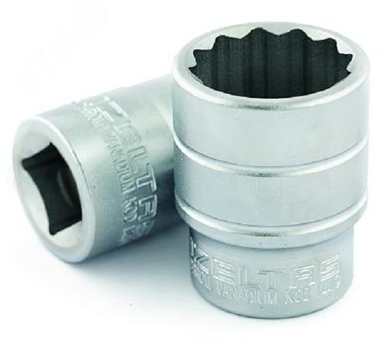 Изображение товара Головка торцевая двенадцатигранная 55 мм, приводной квадрат 1'', CrV (шт)