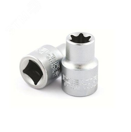 Изображение товара Головка торцевая с внутренним профилем Torx (Torx External) E20, приводной квадрат 1/2'', длина 39 мм (шт)